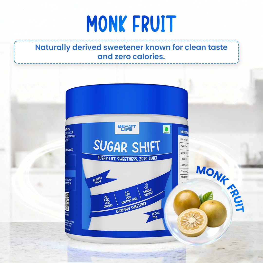 BeastLife Sugar Shift | Sugar Replacement for Everyone | Monkfruit